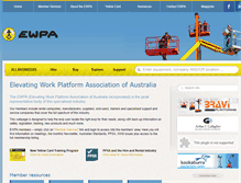 Tablet Screenshot of ewpa.com.au